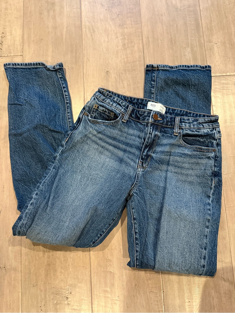 BKE Taylor Women’s Blue Denim Jeans - Classic High-Rise Style (153)
